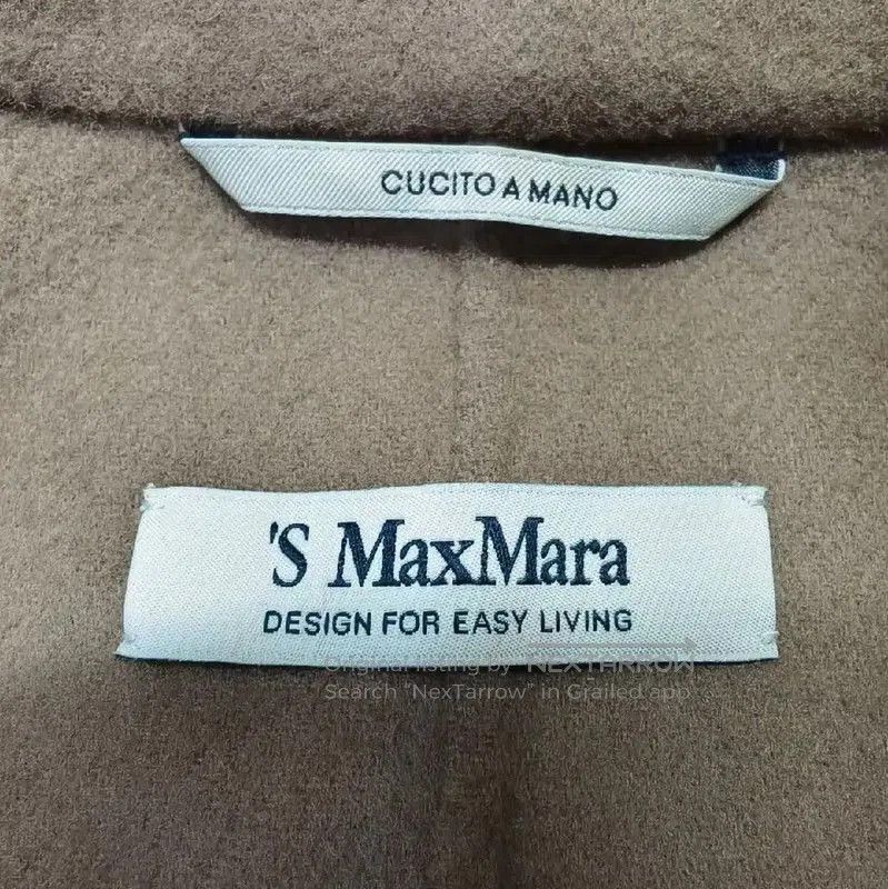 Max Mara MaxMara Women's Beige Wool Coat Size S . Size S / US 4 / IT 40 - 3 Thumbnail