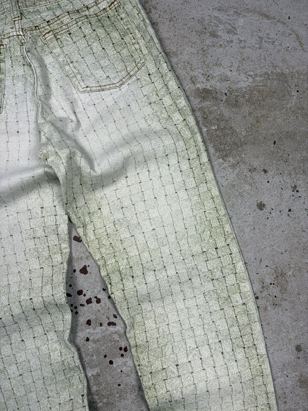 Roberto Cavalli Vintage 90s Roberto Cavalli Animal Print Jeans Denim Pants Size 31" - 14 Thumbnail