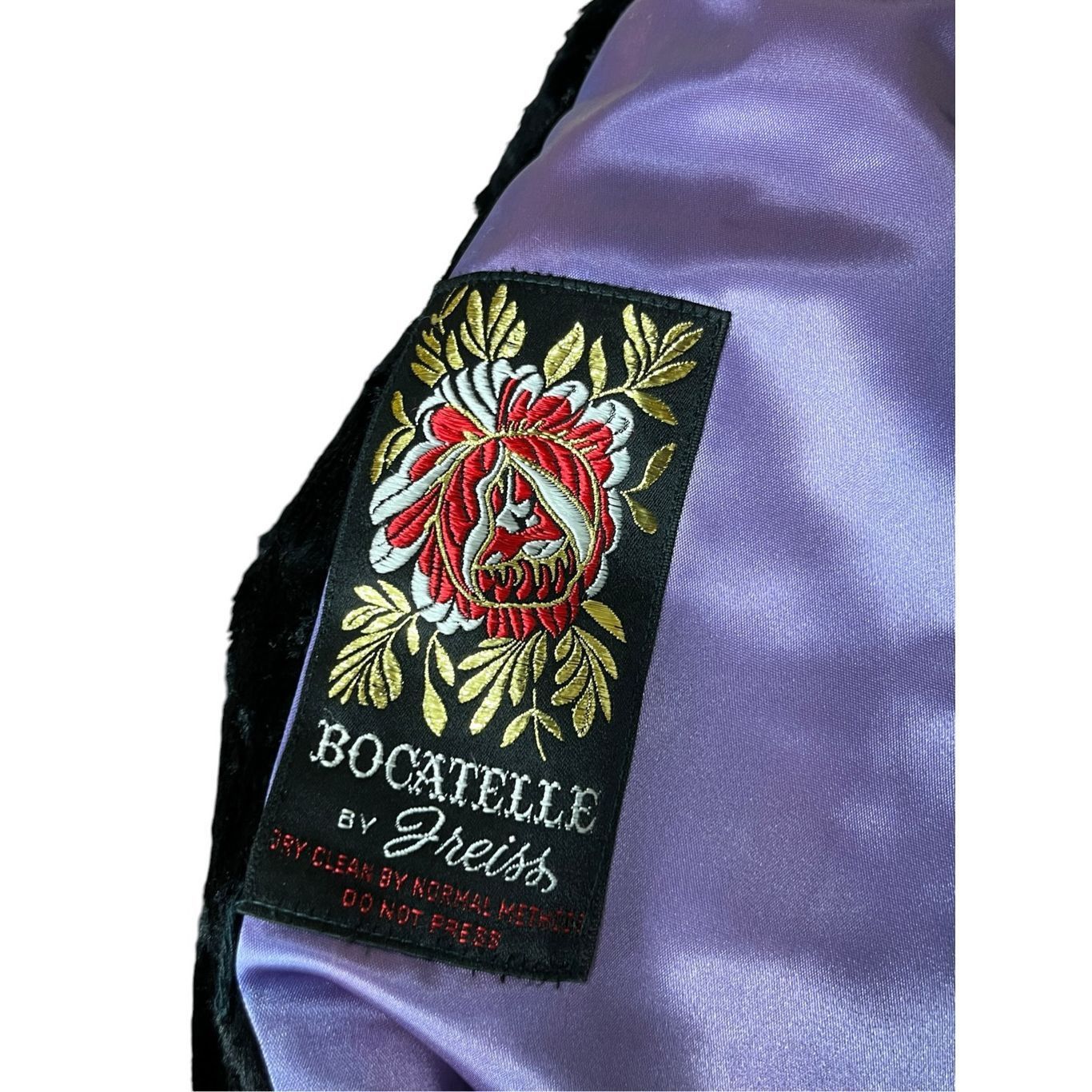 Other Vintage Rothschild 80s Velvet Double Breasted Coat Size S / US 4 / IT 40 - 9 Thumbnail