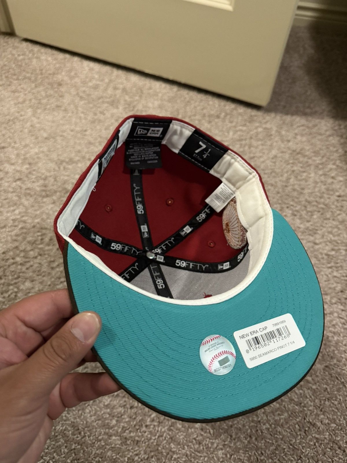 New Era 7 1/4 New Era Seattle Mariners Kingdome Fitted Size ONE SIZE - 4 Thumbnail