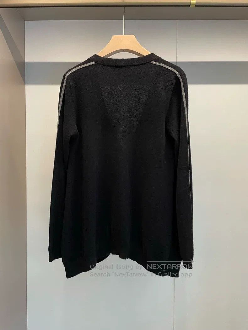 Brunello Cucinelli Brunello Cucinelli Black Cashmere Beaded Cardigan Size M / US 6-8 / IT 42-44 - 2 Thumbnail