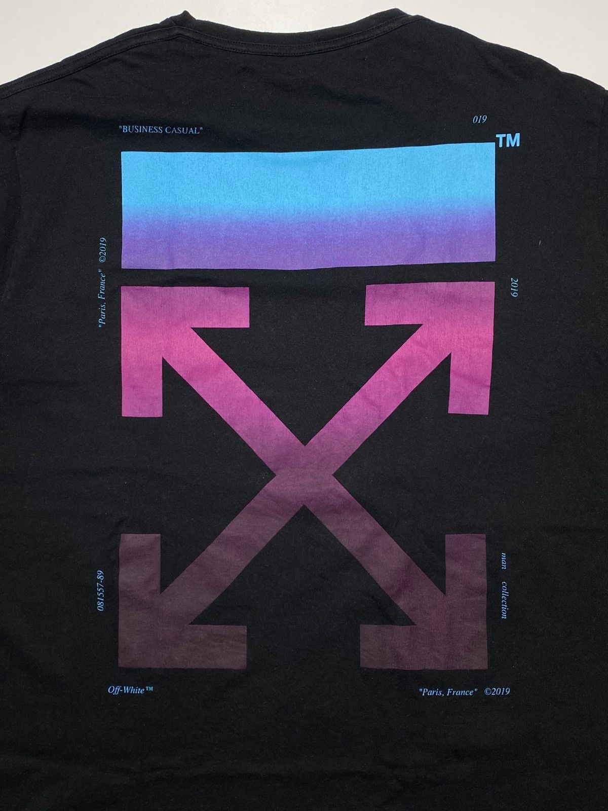 Off-White Off-White S/S18 Gradient Arrow T-Shirt Size US M / EU 48-50 / 2 - 7 Thumbnail