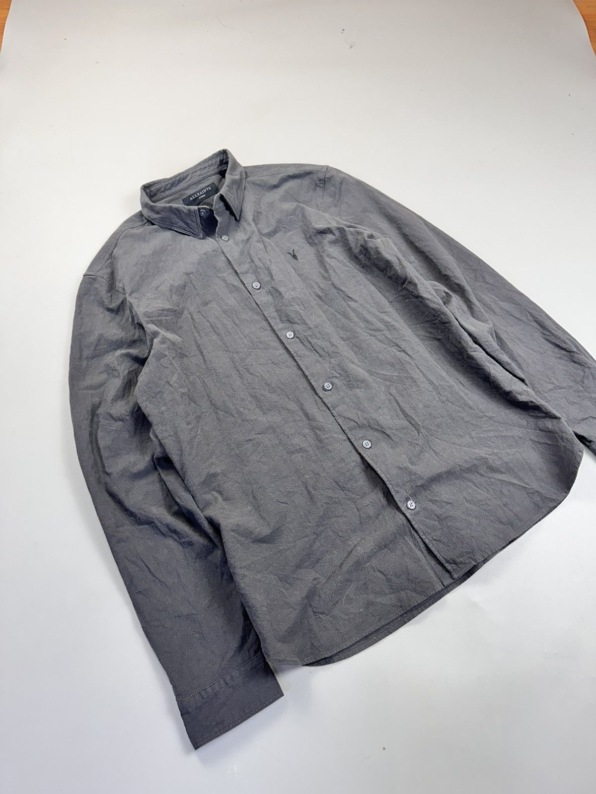 Allsaints Allsaints Cotton Grey Button Down Shirt Large Size US L / EU 52-54 / 3 - 2 Thumbnail