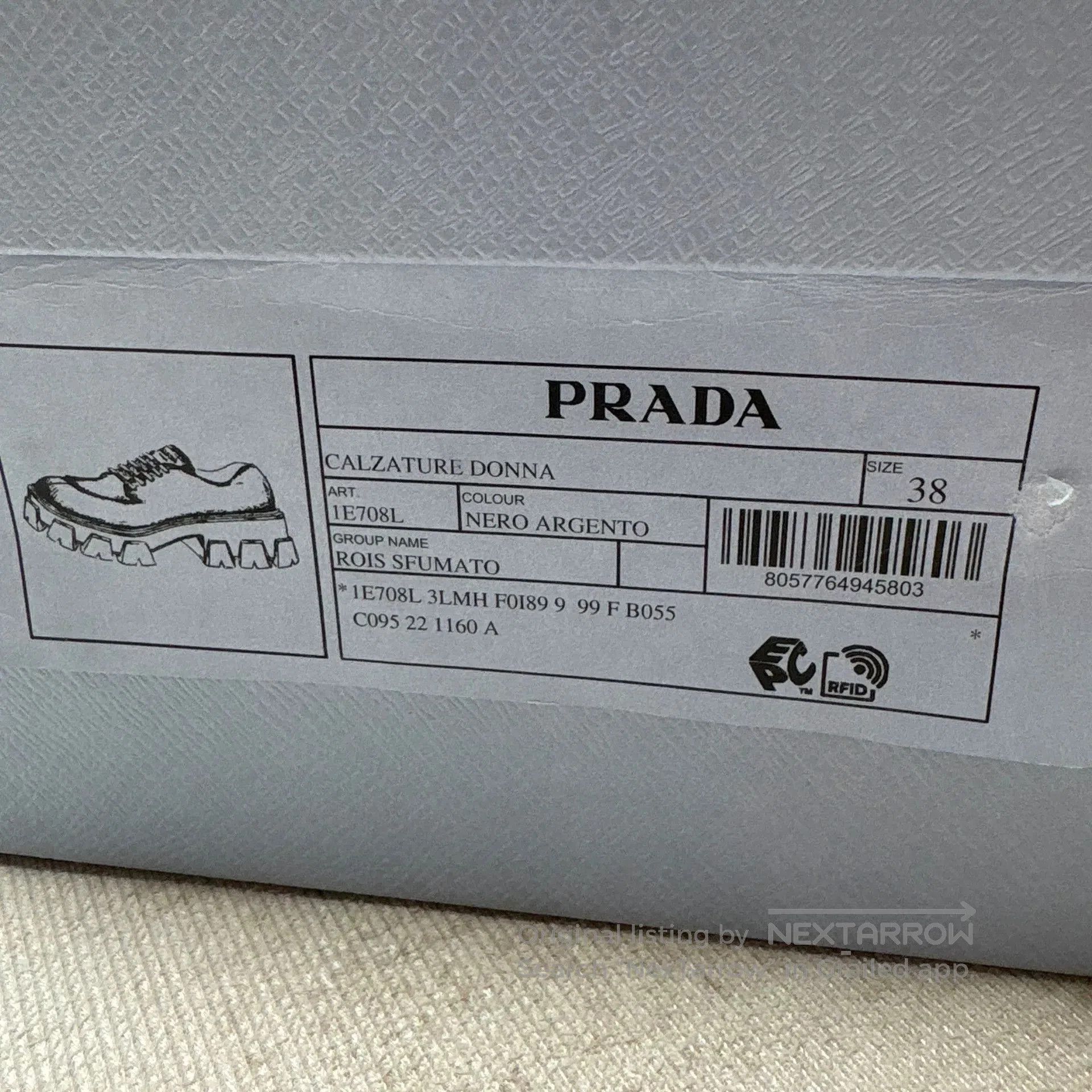 Prada PRADA Women's Platform Loafers. Size US 7 / IT 37 - 8 Thumbnail