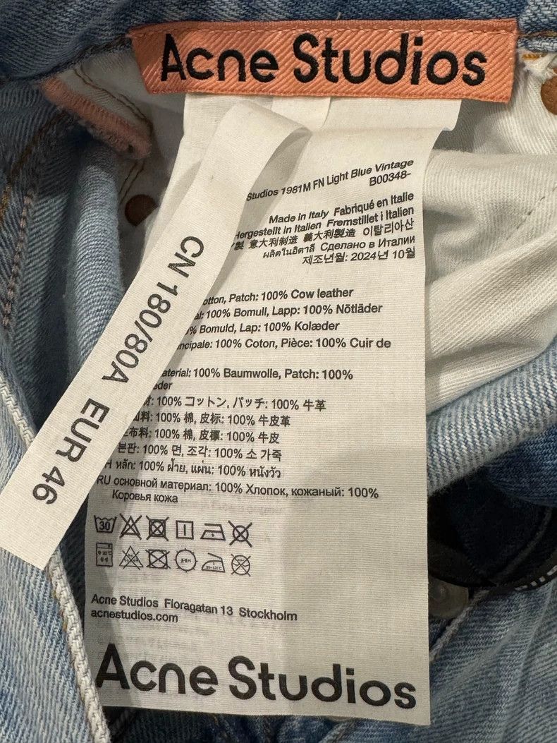 Acne Studios acne studios blue jeans 2502-Nextarrow Size US 30 / EU 46 - 2 Thumbnail