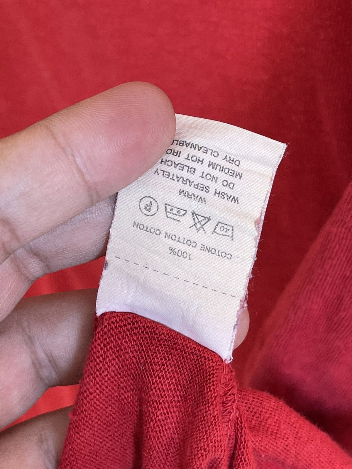 Kapital Kapital Red Cotton T Shirt Faded Size US L / EU 52-54 / 3 - 7 Thumbnail