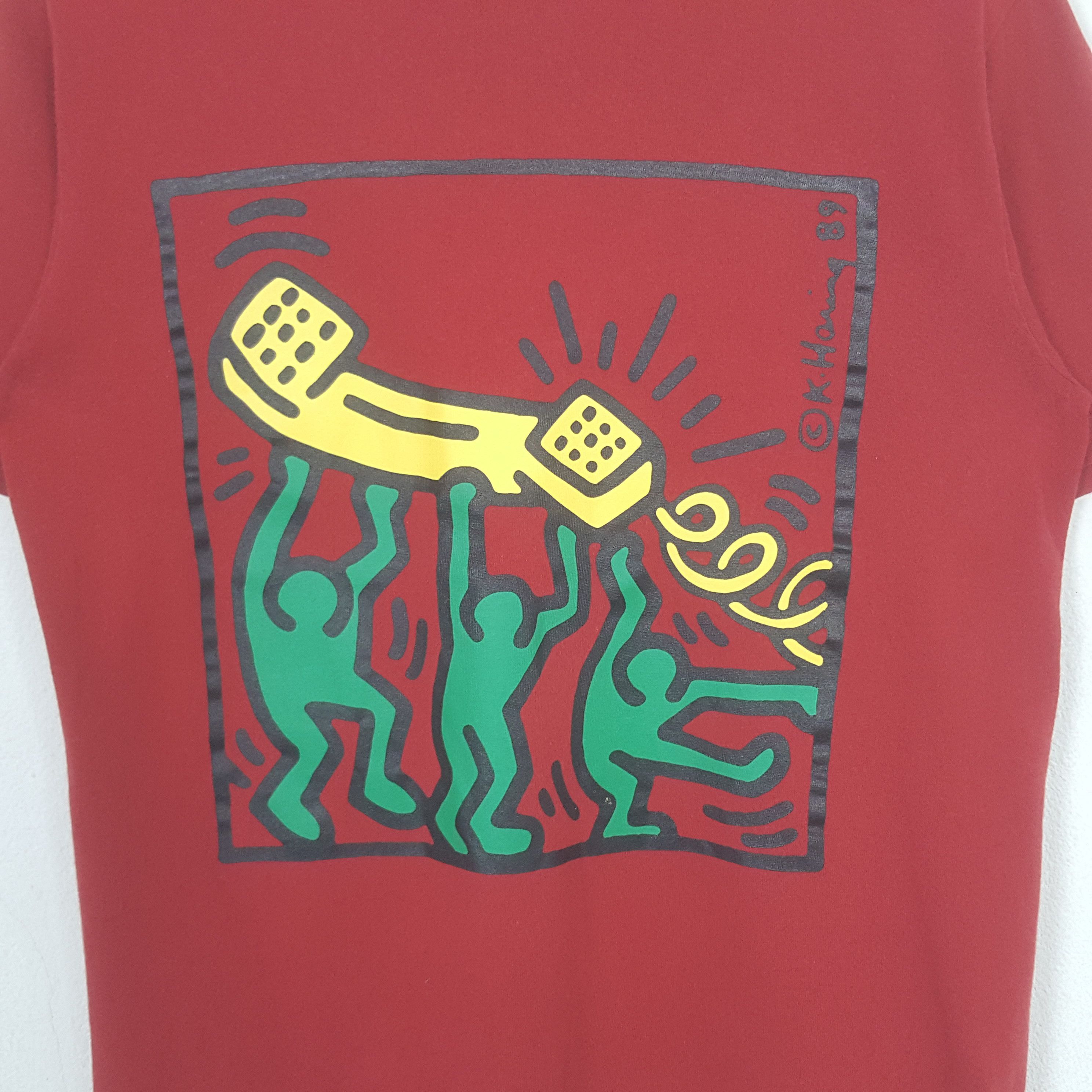 Keith Haring Vintage Keith Haring American Artists Tshirt C301N59 Size US M / EU 48-50 / 2 - 2 Thumbnail