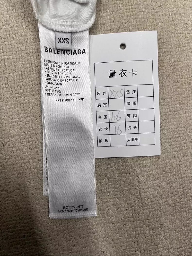 Balenciaga Balenciaga Short Sleeve TShirt with Logo-2505 Size US XXS / EU 40 - 4 Thumbnail