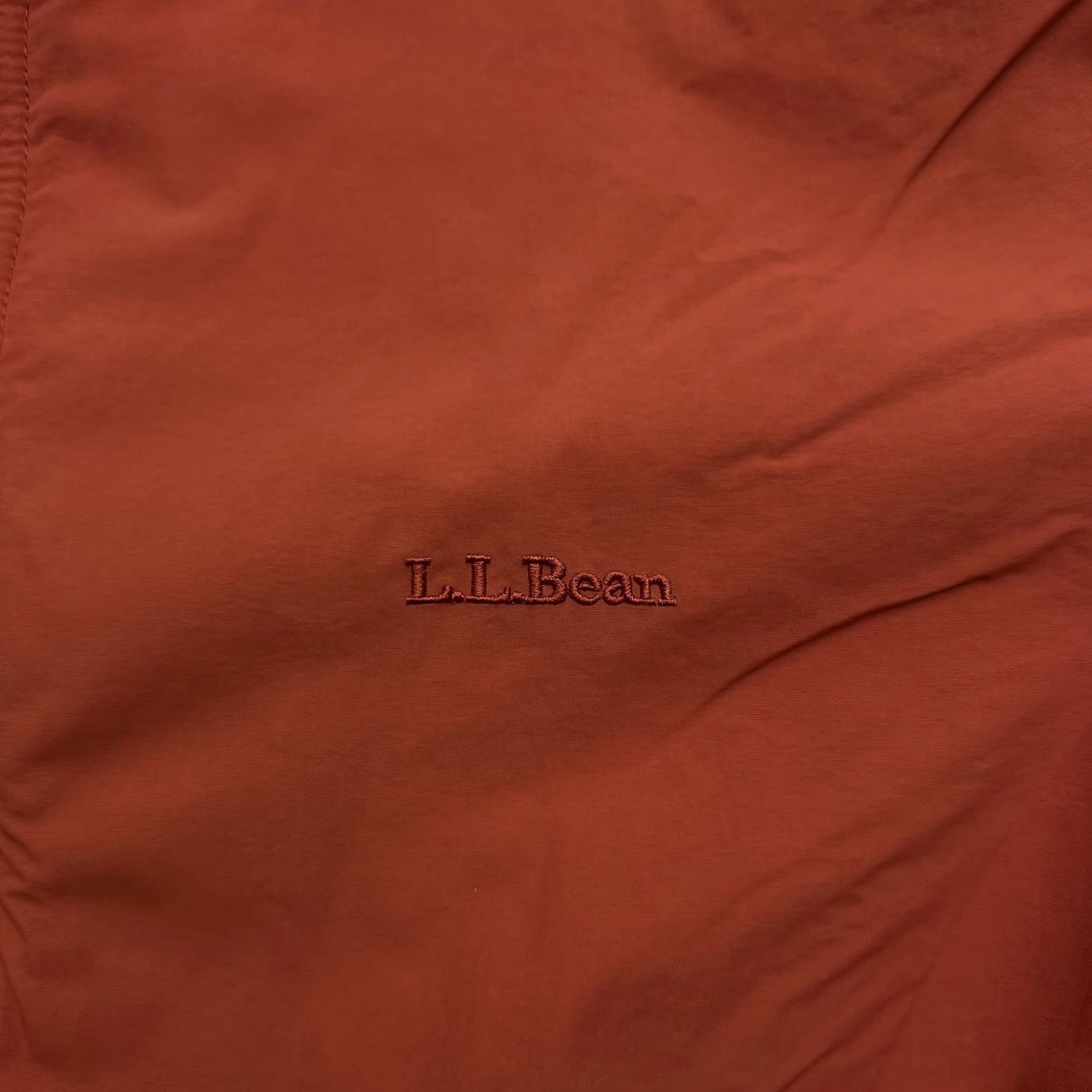 Vintage LL Bean Jacket Mens Large Orange Fleece Lined Bomber Insulated Zip Pockets Size US L / EU 52-54 / 3 - 3 Thumbnail