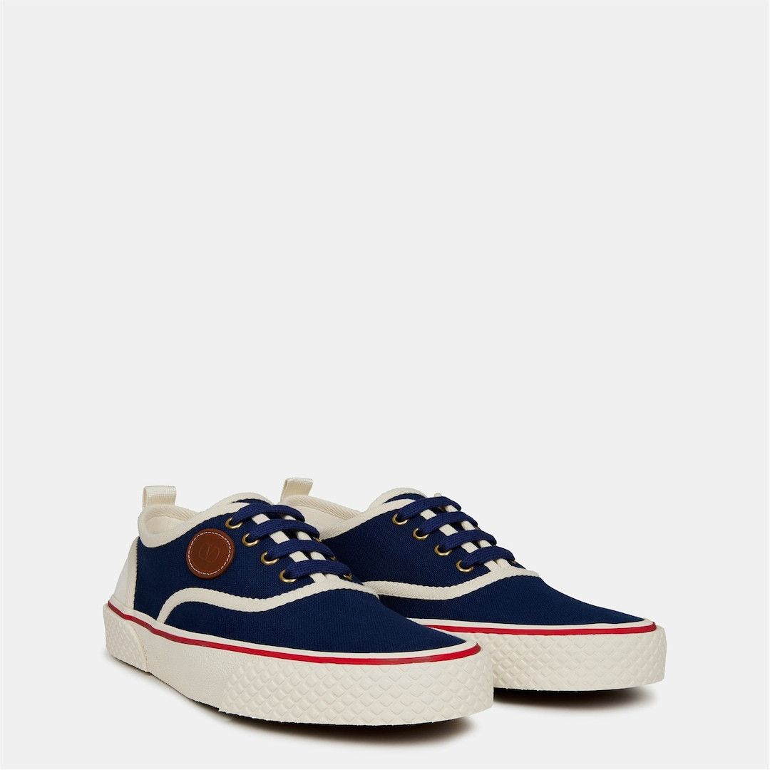 Valentino o1g2r1mq0526 Canvas Trainers in Indigo/Ivory Size US 8 / EU 41 - 4 Thumbnail