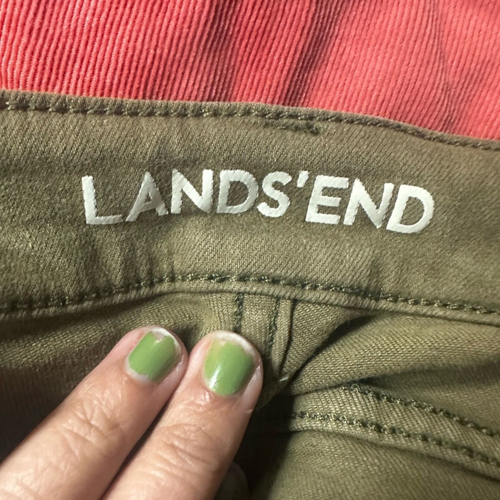 Lands' End Lands End Not to Low Rise Slim Jeans Green Size 30" / US 8 / IT 44 - 8 Thumbnail