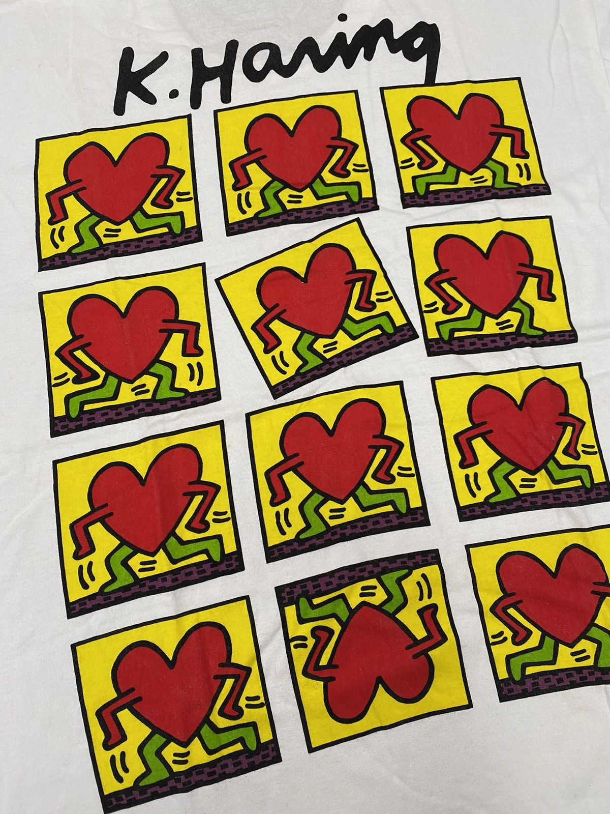 Keith Haring × Vintage Vintage Keith haring t-shirt Size US L / EU 52-54 / 3 - 3 Thumbnail