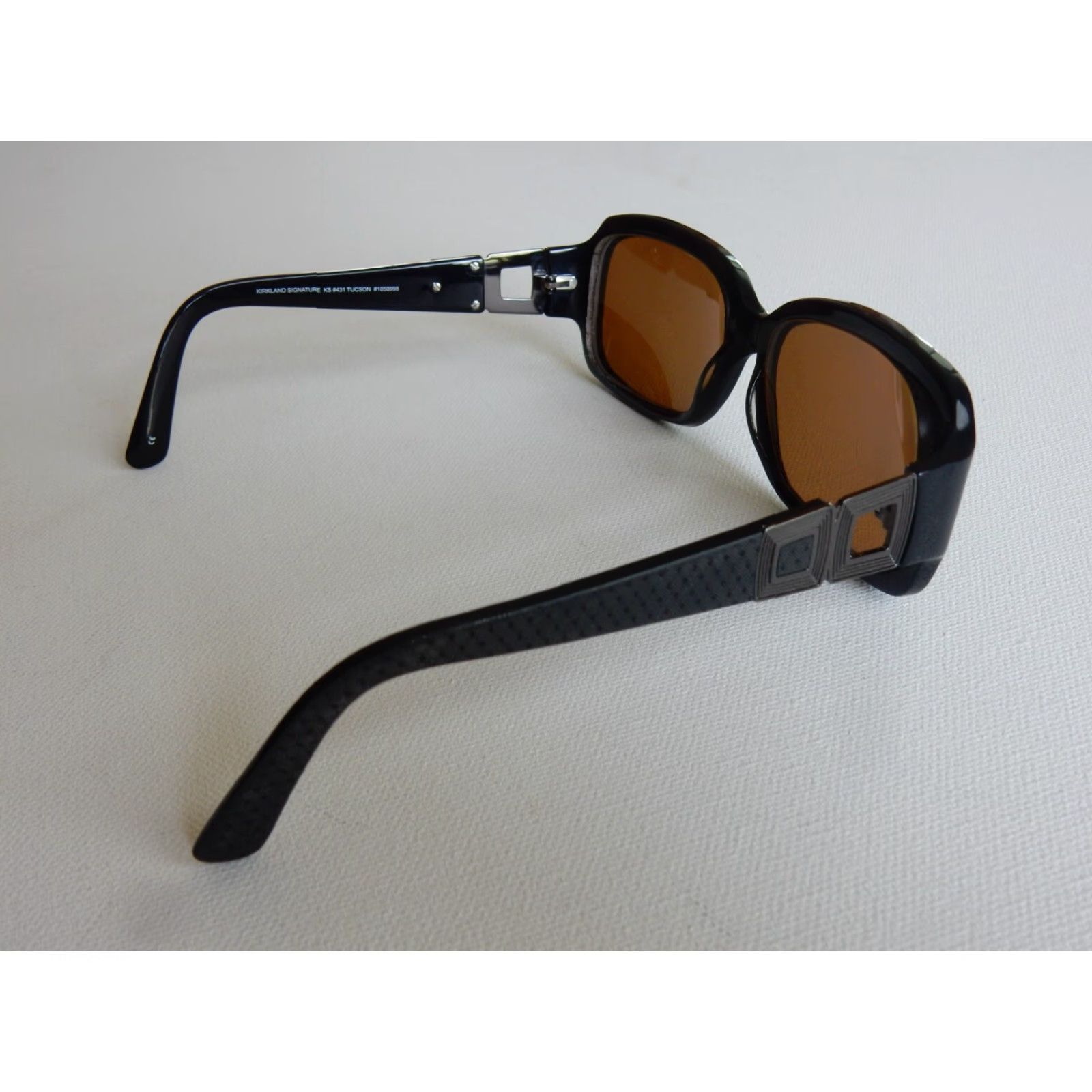 Vintage Kirkland Signature Sunglasses Frames Women 57mm Black Prescription Small Scratches Size ONE SIZE - 4 Thumbnail
