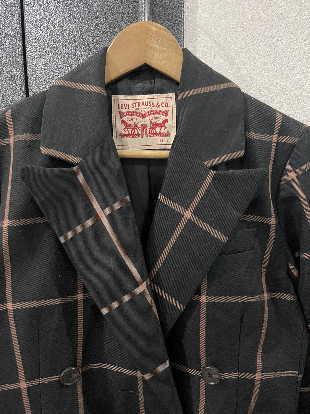 Levi's Levis Abner Blazer In Bonnie Plaid Size S / US 4 / IT 40 - 6 Thumbnail