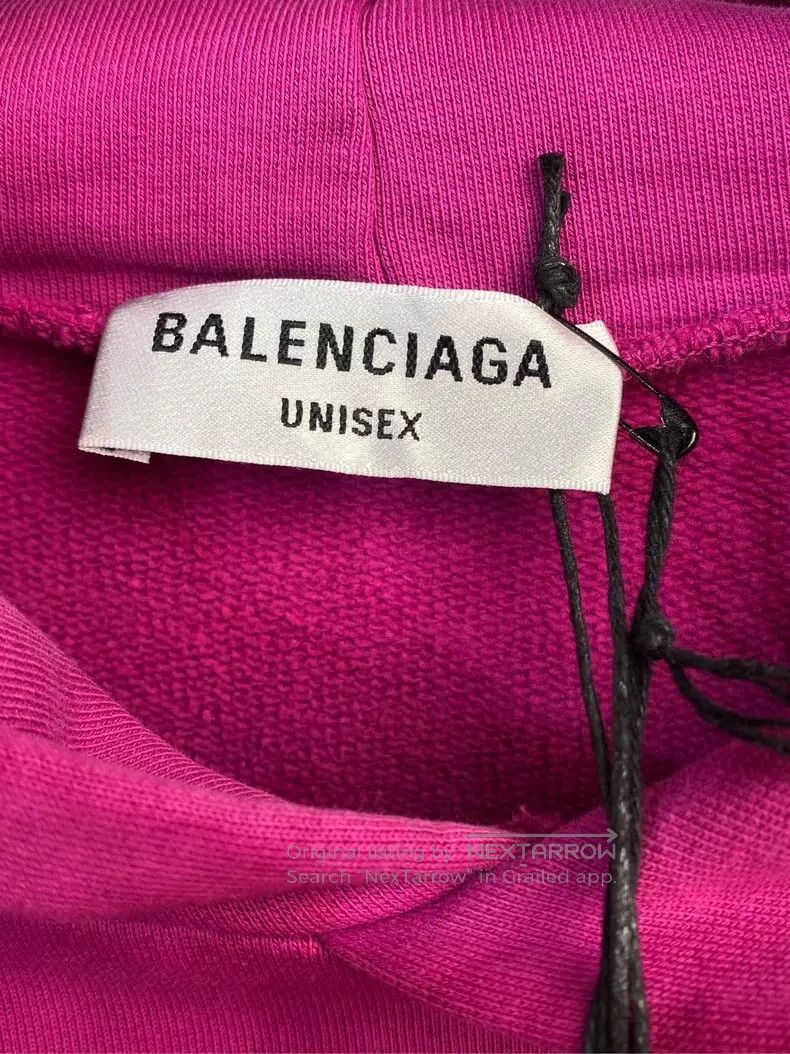 Balenciaga Balenciaga Pink Double B Batman Embroidered Logo Hoodie Sw Size US M / EU 48-50 / 2 - 6 Thumbnail