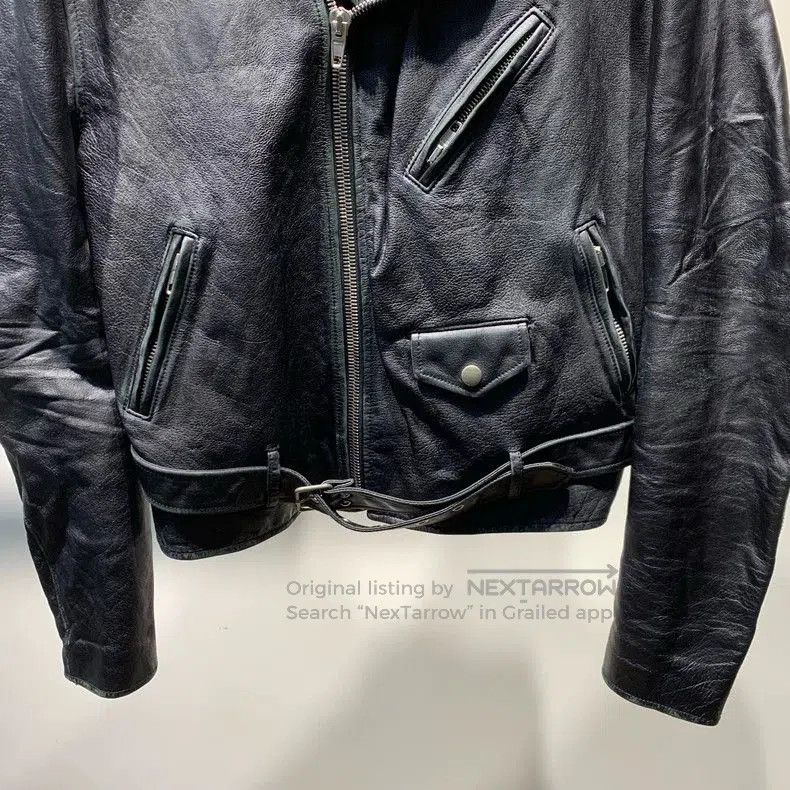 Balenciaga Balenciaga Leather Blazer Collar Jacket. Size US S / EU 44-46 / 1 - 4 Thumbnail