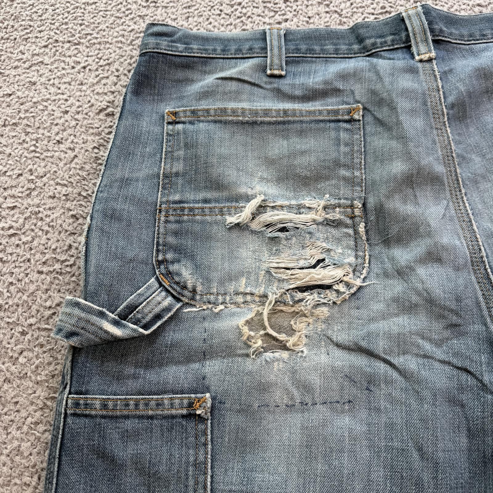 Carhartt Carhartt Relaxed Fit Carpenter Jeans 38x30 Distressed Faded Size US 38 / EU 54 - 6 Thumbnail
