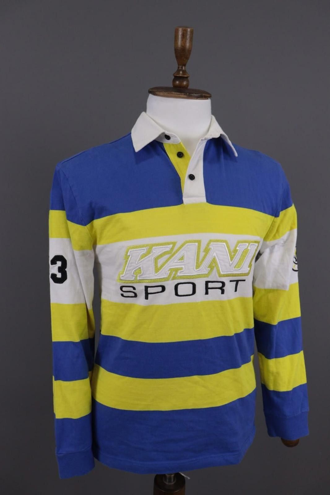Karl Kani Karl Kani Sport Multicolor Striped Big Polo Shirt Size S Size US S / EU 44-46 / 1 - 5 Thumbnail