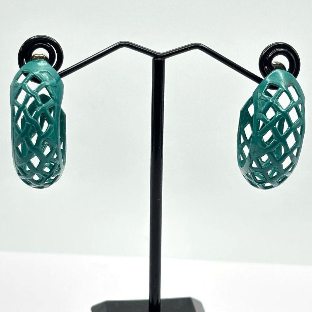 Other Blue Chunky Earring Size ONE SIZE - 2 Thumbnail