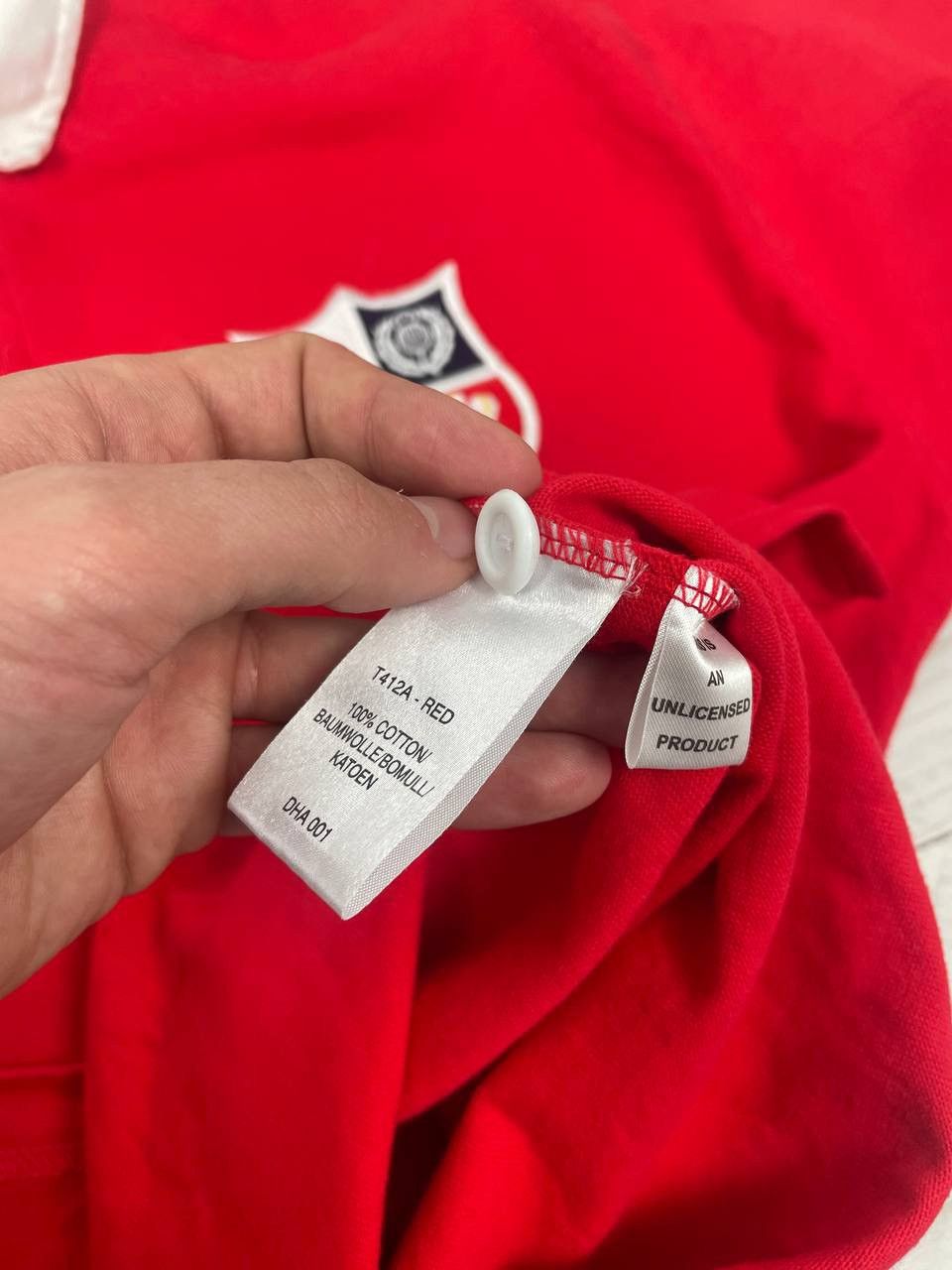 Vintage Vintage British and Irish 1989 Rugby Polo Shirt Jersey Size US L / EU 52-54 / 3 - 8 Thumbnail