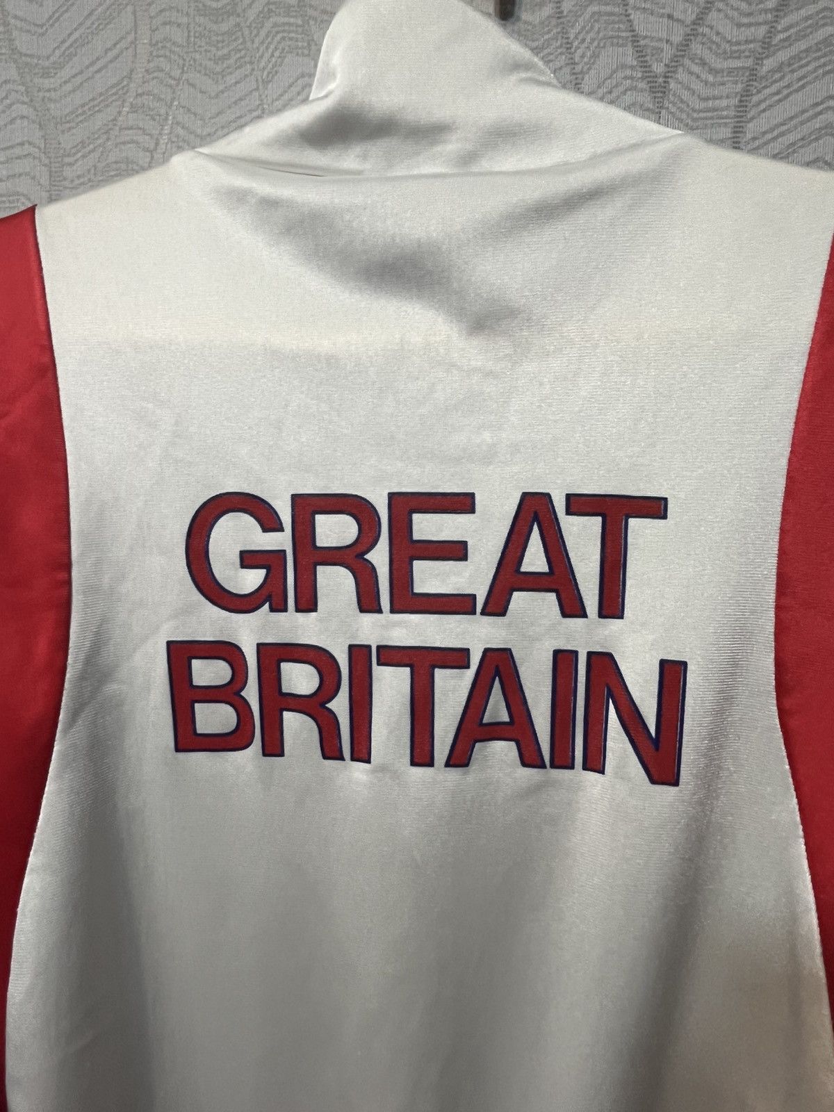 Nike × Vintage Vintage 80s Nike Atletics Track Jacket Team Great Britain Size US M / EU 48-50 / 2 - 7 Thumbnail