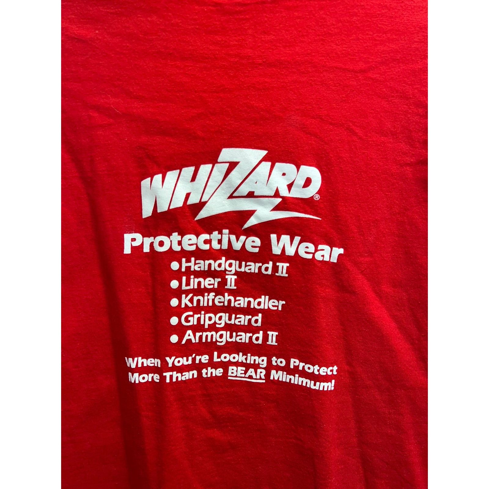 Hanes Vintage Whizard Shirt Bury The Bear '89 Promo Tee VTG 80s XL Size US XL / EU 56 / 4 - 6 Thumbnail