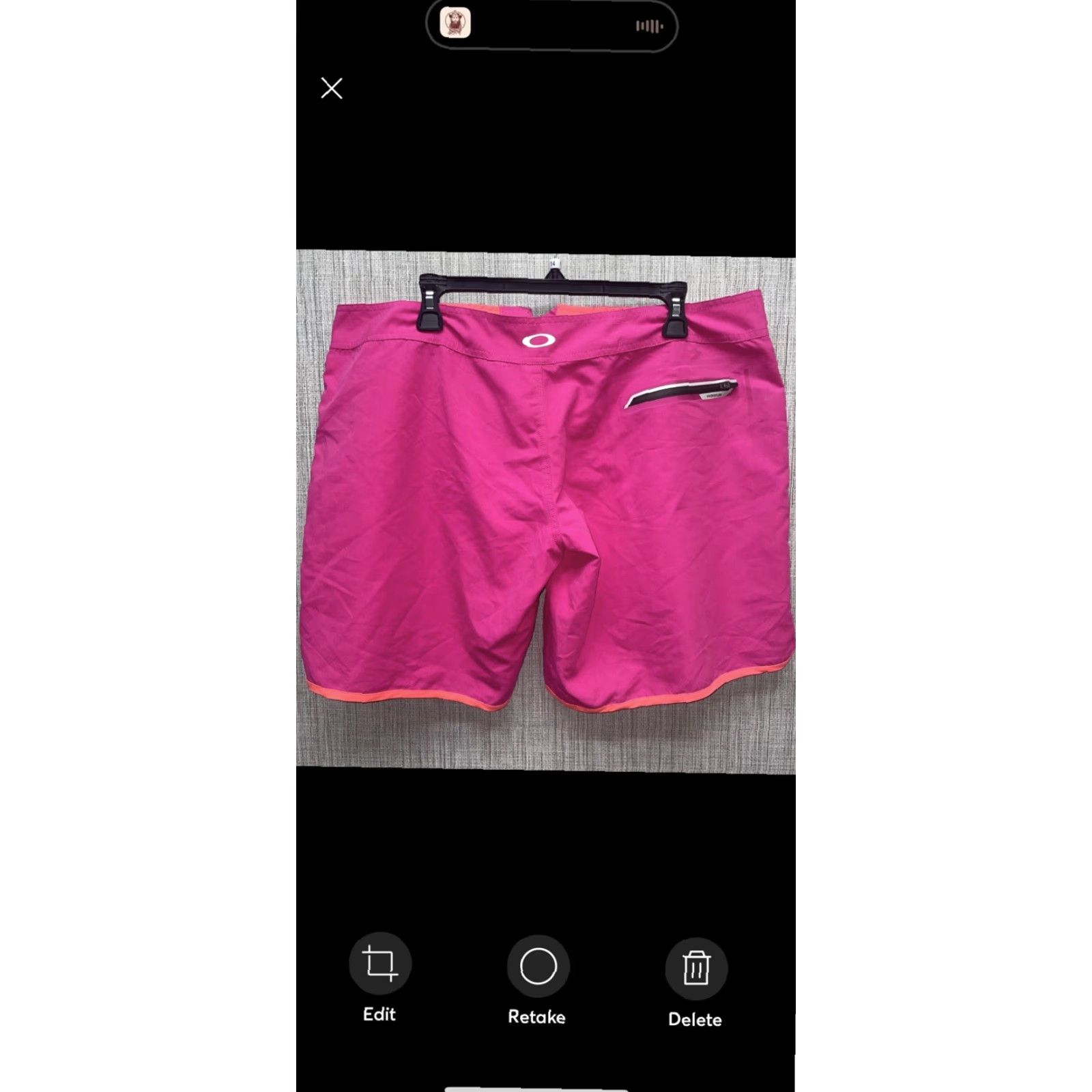 Oakley NWT Oakley Shorts Polyester Pink/Orange hydrofuse Womens XL 8 Size 40" / US 18 - 4 Thumbnail