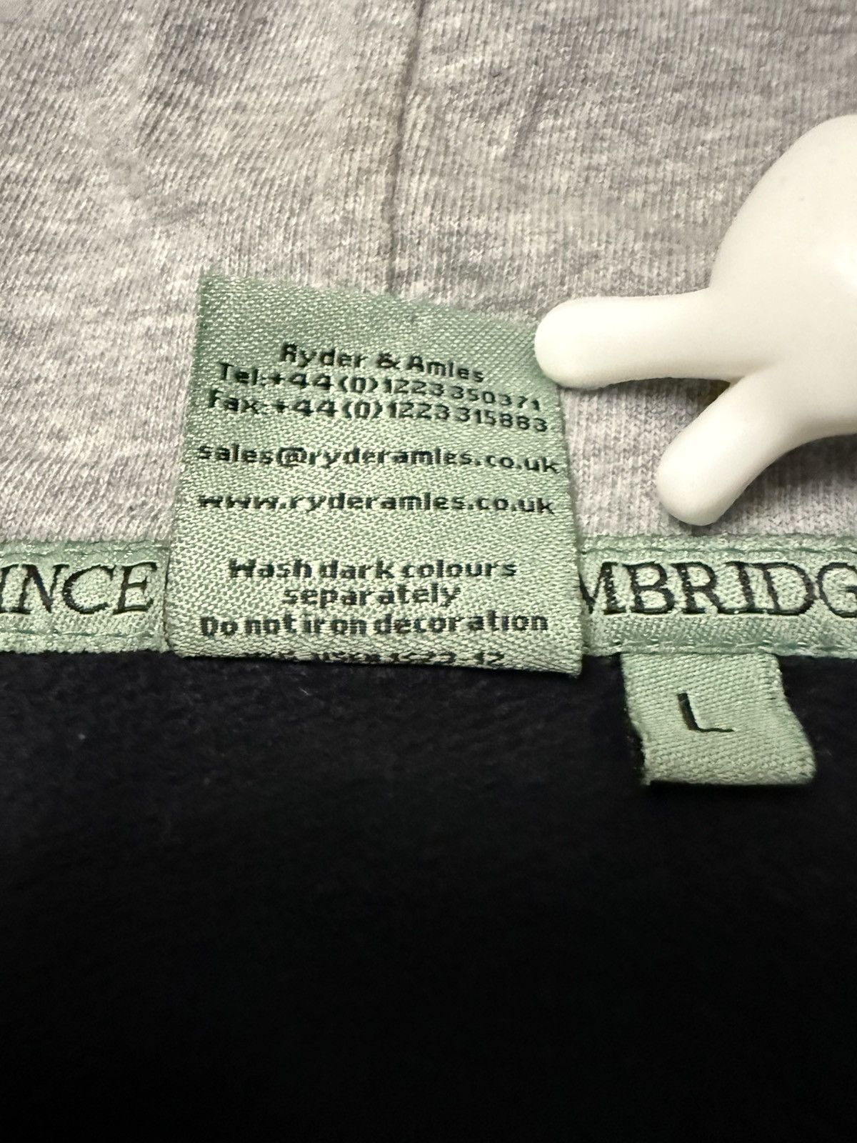 Vintage Vintage Cambridge University Black Zip Up Jacket Size Large Size US L / EU 52-54 / 3 - 5 Thumbnail