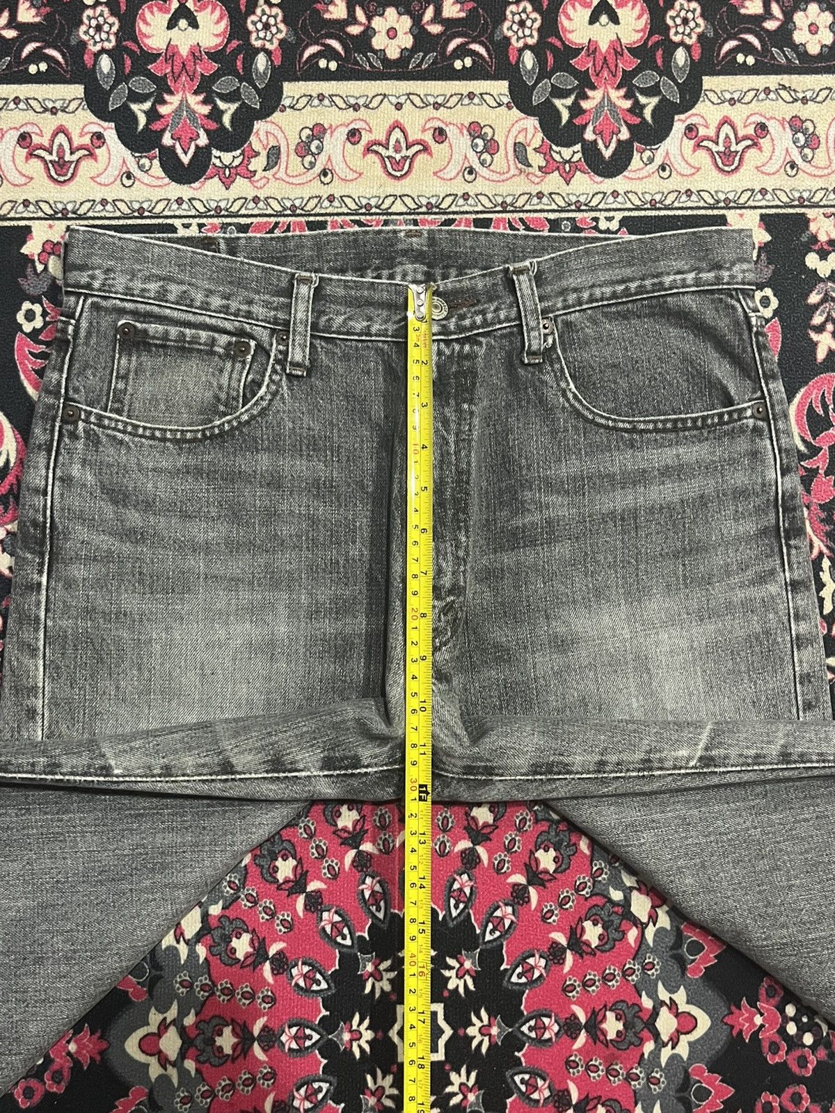 Other ⚡️Distressed⚡️Vintage Bobson Chessking Black Faded Washed Jean Size US 34 / EU 50 - 14 Thumbnail