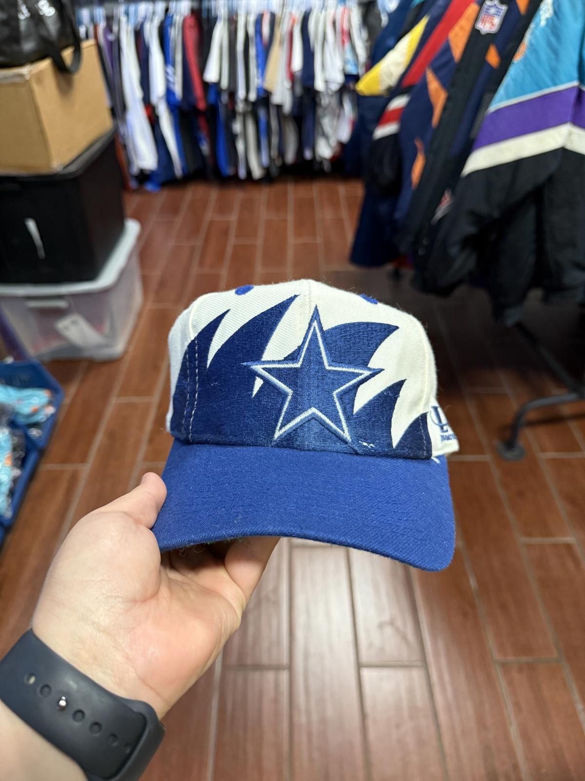 Logo Athletic 90s Vintage Dallas Cowboys Sharktooth Snapback Size ONE SIZE - 1 Thumbnail