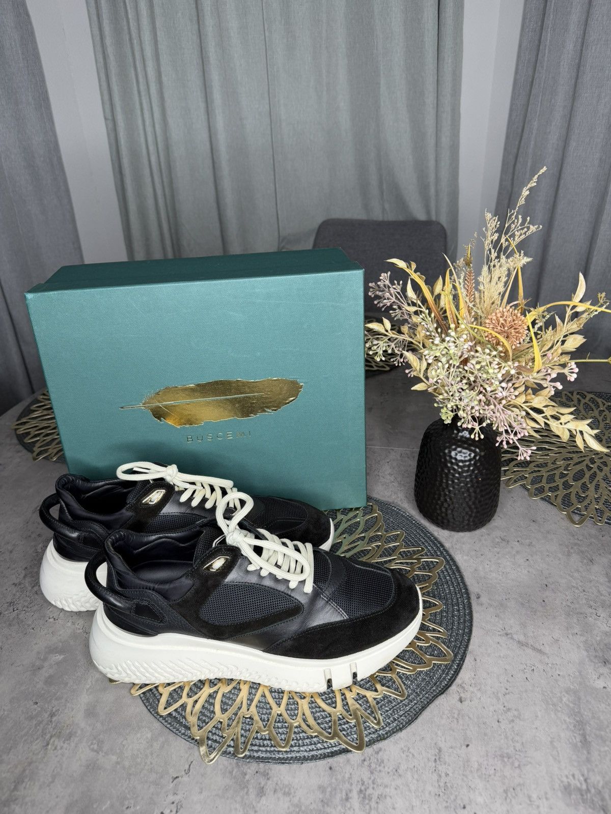 Buscemi Buscemi Veloce Low Sneakers – Black Size 43 (US 10) Size US 10 / EU 43 - 1 Thumbnail