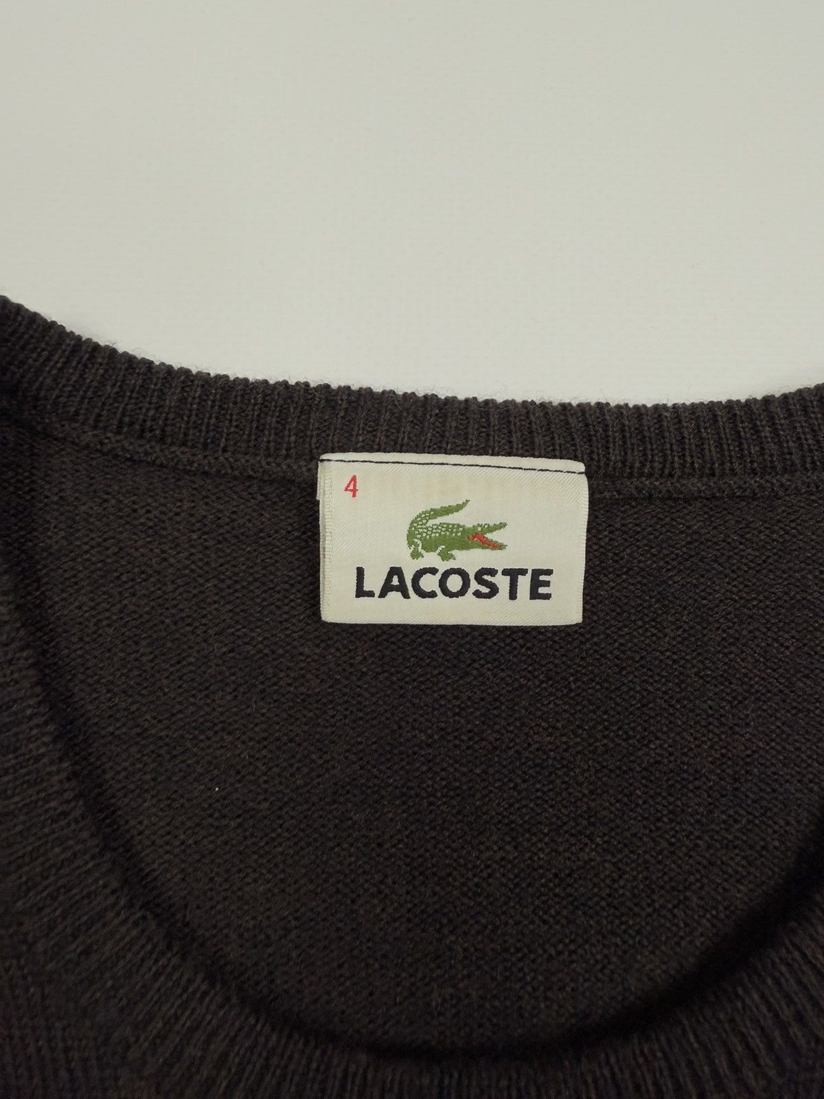 Lacoste × Vintage Lacoste Vintage Wool Sweater Size US M / EU 48-50 / 2 - 5 Thumbnail