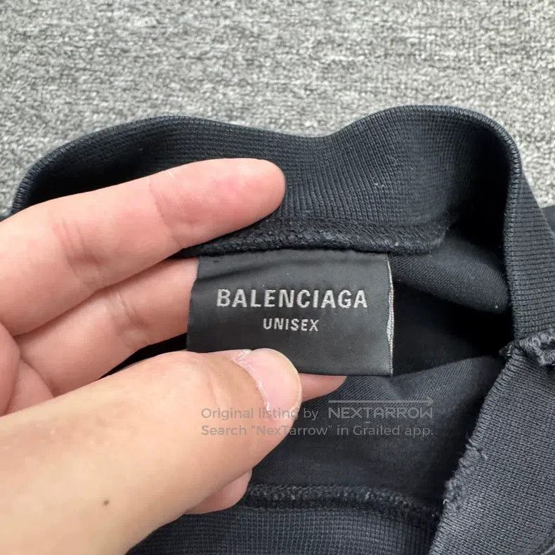 Balenciaga Balenciaga Tape Letter Short Sleeve Size US L / EU 52-54 / 3 - 3 Thumbnail