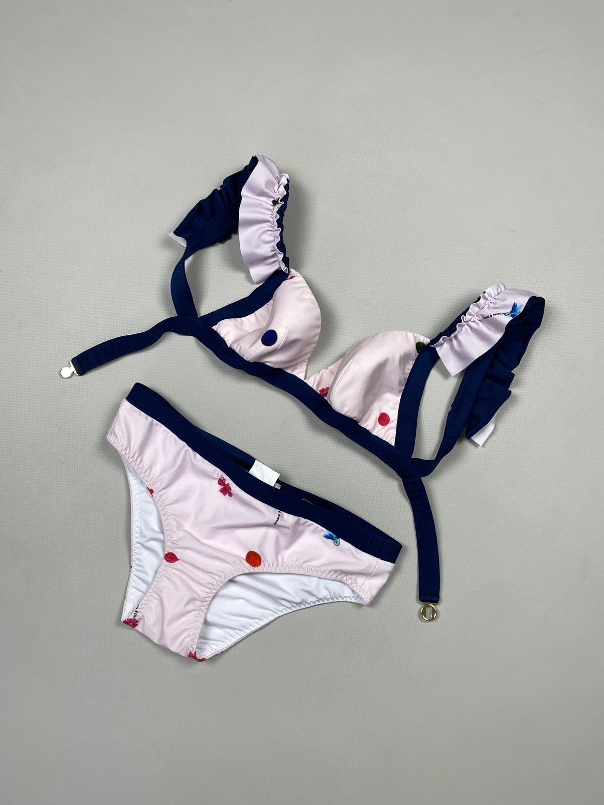 Designer × Natasha Zinko BNWT! Natasha Zinko neoprene bikini 2 piece swim suit Size XS / US 0-2 / IT 36-38 - 21 Thumbnail