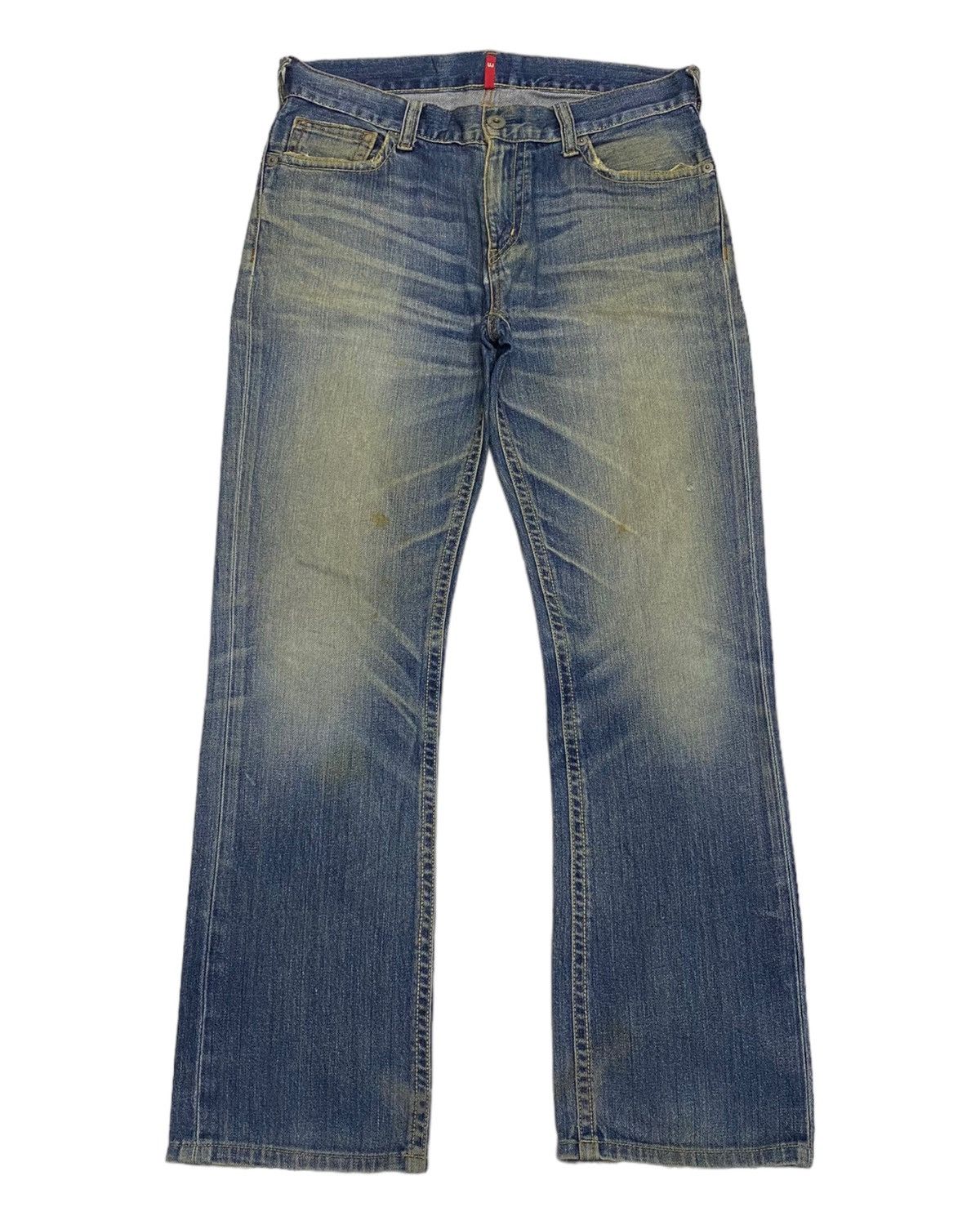 Japanese Brand × Jun Takahashi × Uniqlo VINTAGE UNIQLO JAPAN DISTRESSED DENIM JEANS HYPE Size US 33 - 1 Thumbnail
