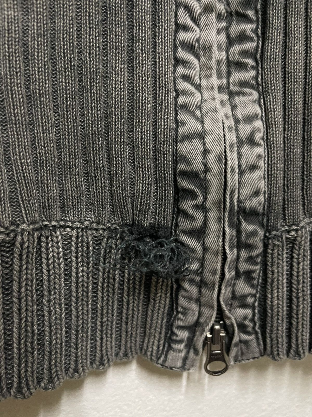 Japanese Brand Studio Five Distressed Sleeveless Zipper Stretch Sweater Size S / US 4 / IT 40 - 4 Thumbnail