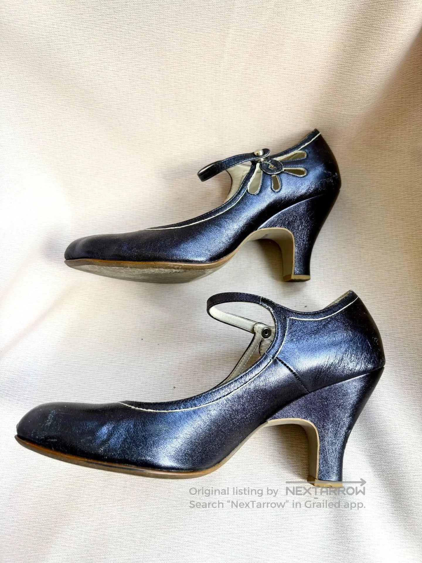 Vivienne Westwood Vivienne Westwood Metal Blue Cat Claw Shoes. Size US 5 / IT 35 - 4 Thumbnail