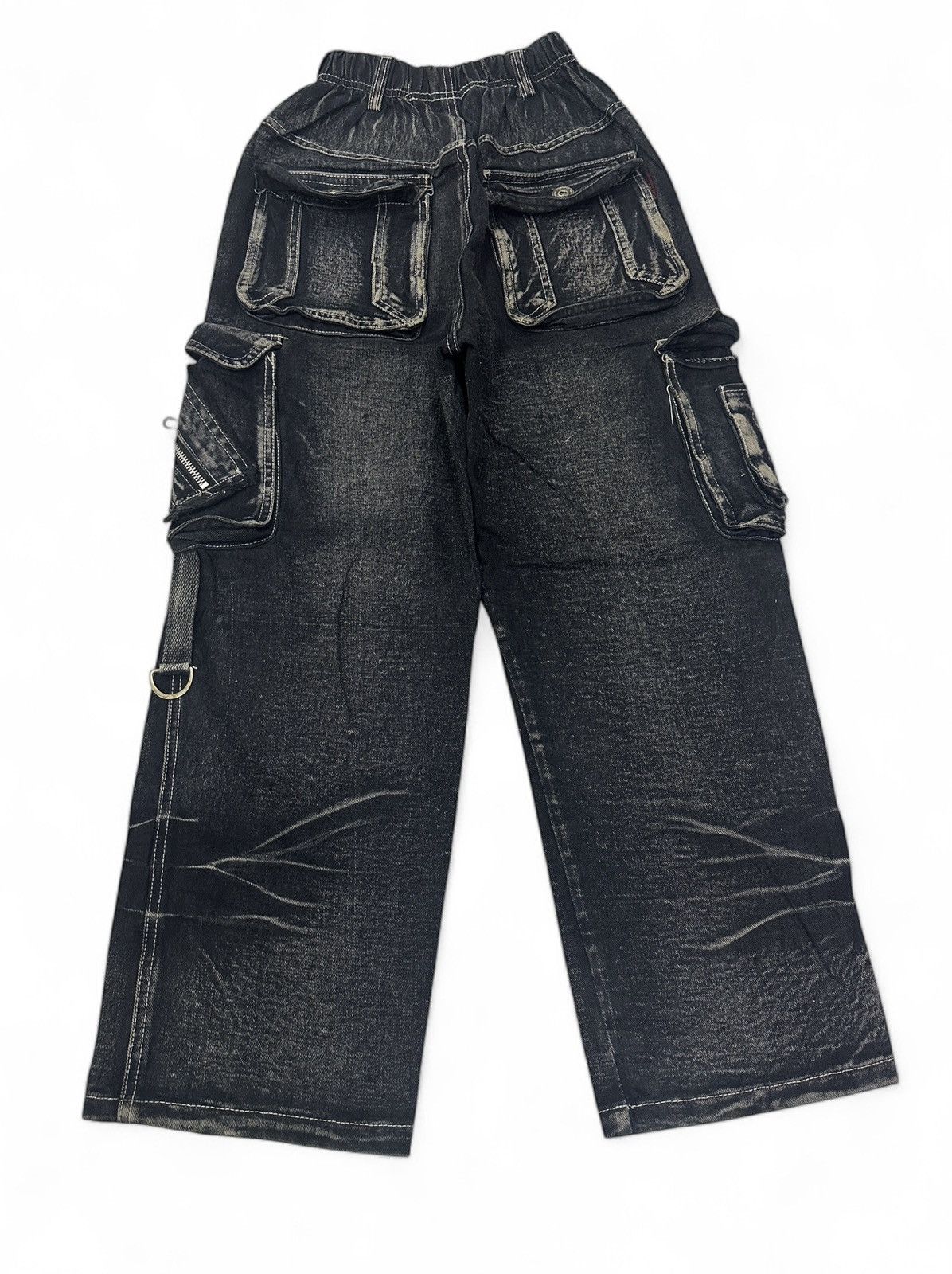 Japanese Brand × Vintage Vintage Fashion Basketball Baggy Cargo Jeans Size US 30 / EU 46 - 2 Thumbnail