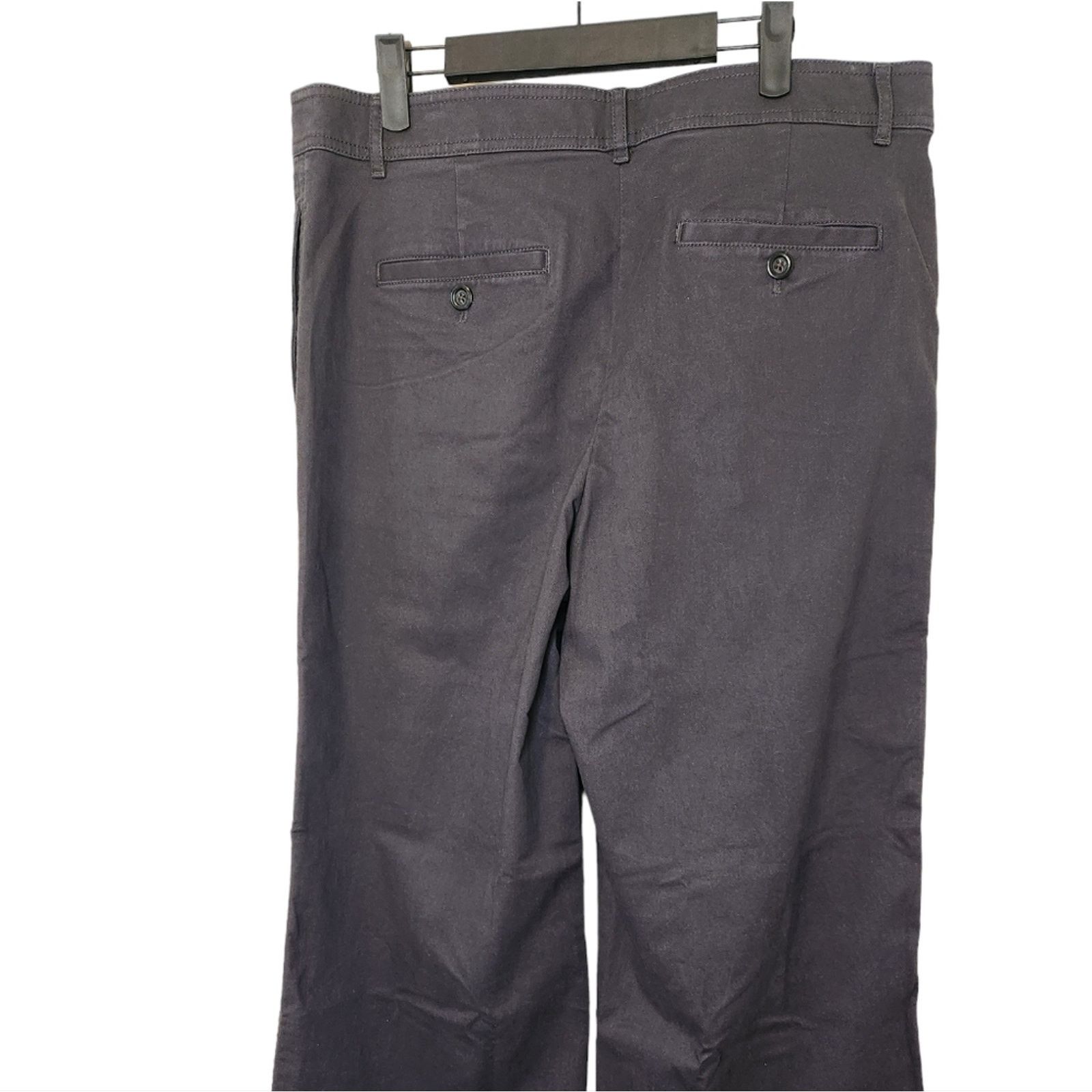 Ann Taylor New Ann Taylor Wide Leg Twill Chino Pants 12 Size 34" / US 12 / IT 48 - 4 Thumbnail