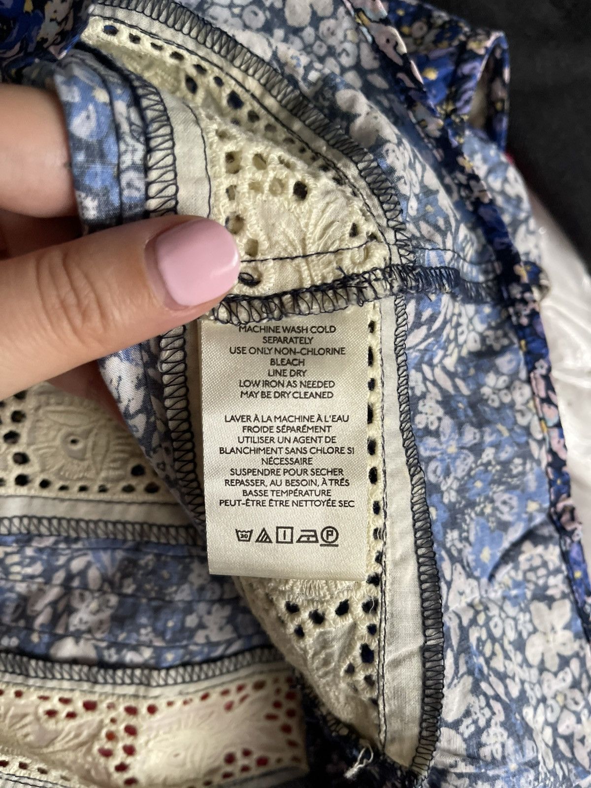 Free People Free People Kiana Lace Tank Printed Size S / US 4 / IT 40 - 4 Thumbnail