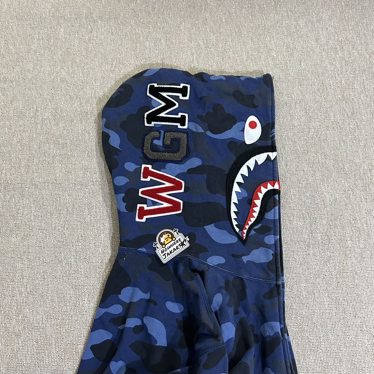 Bape Color Camo Shark Full Zip Hoodie Size US XXL / EU 58 / 5 - 4 Thumbnail