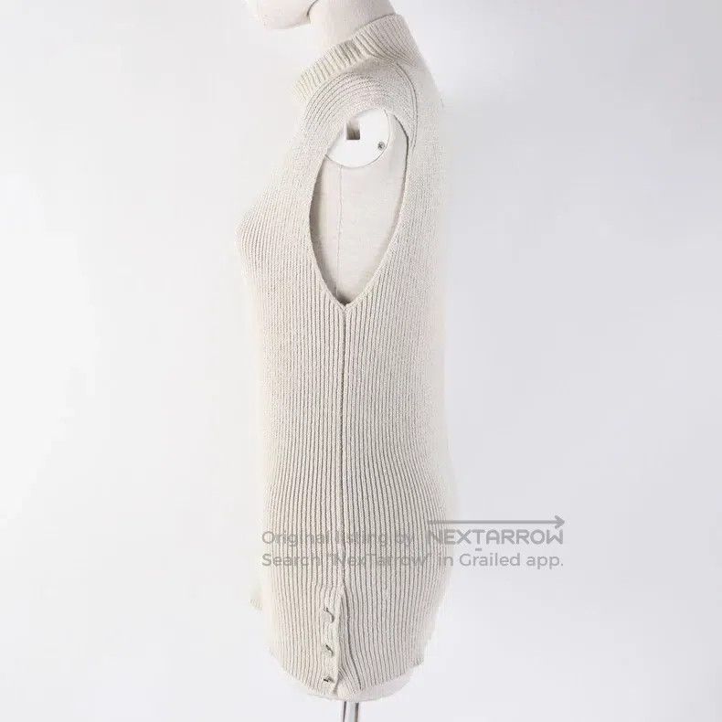 Hermes Hermes Silk knitted sleeveless top Size M / US 6-8 / IT 42-44 - 3 Thumbnail