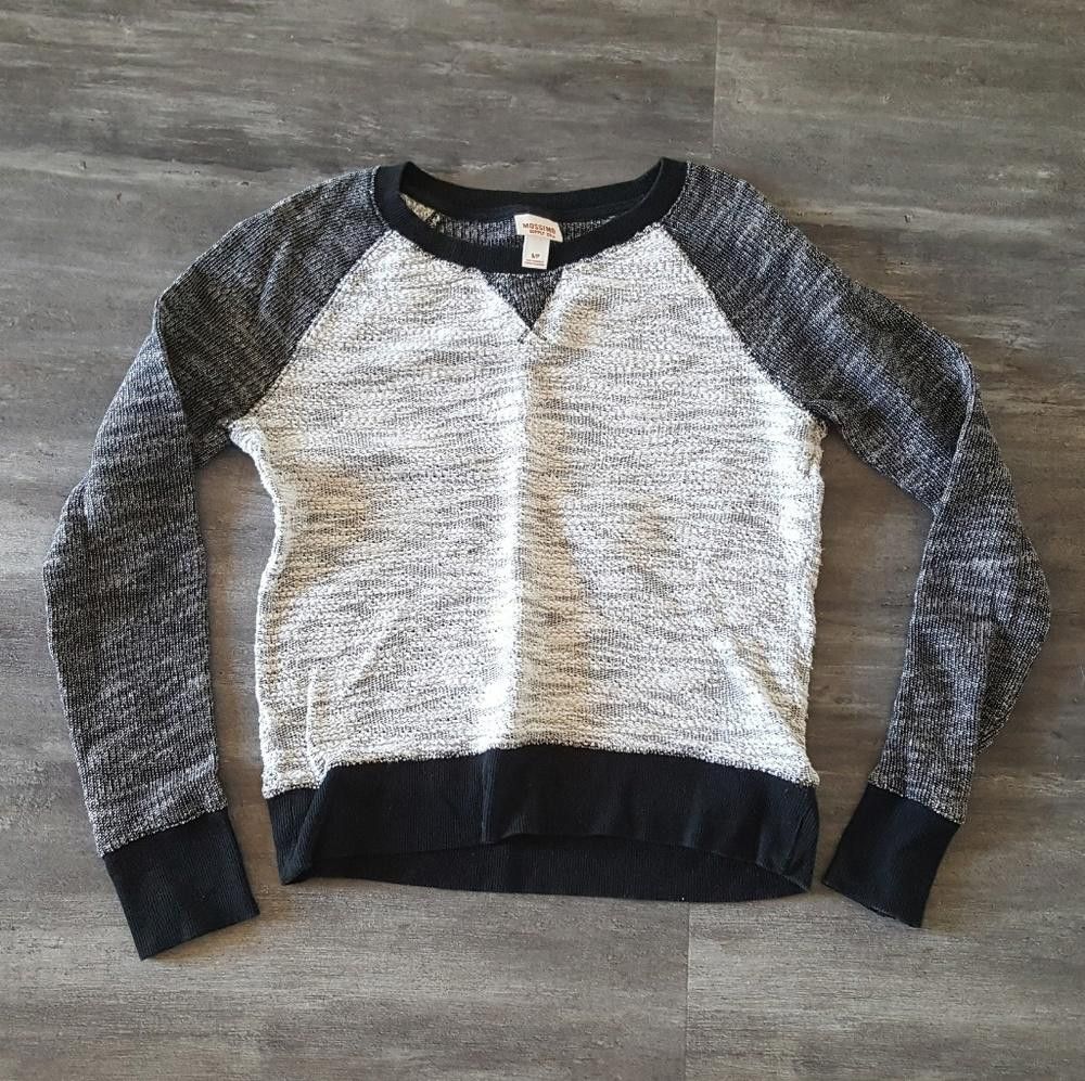 Designer Shades Of Black Sweater Long Sleeve Size S / US 4 / IT 40 - 1 Thumbnail