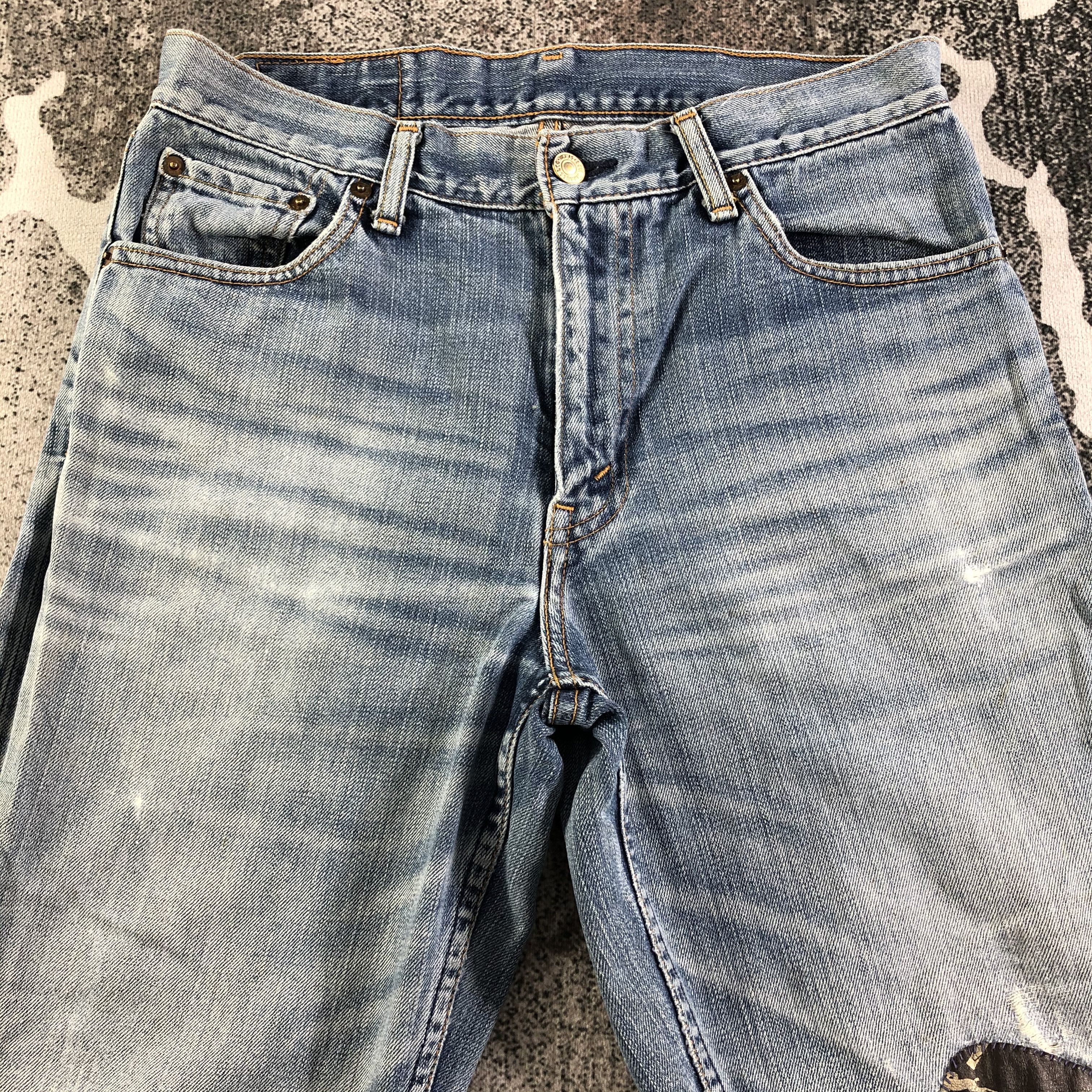 Levi's Vintage Levis Jeans 533 Distress Denim KJ2700 Size US 31 - 3 Thumbnail