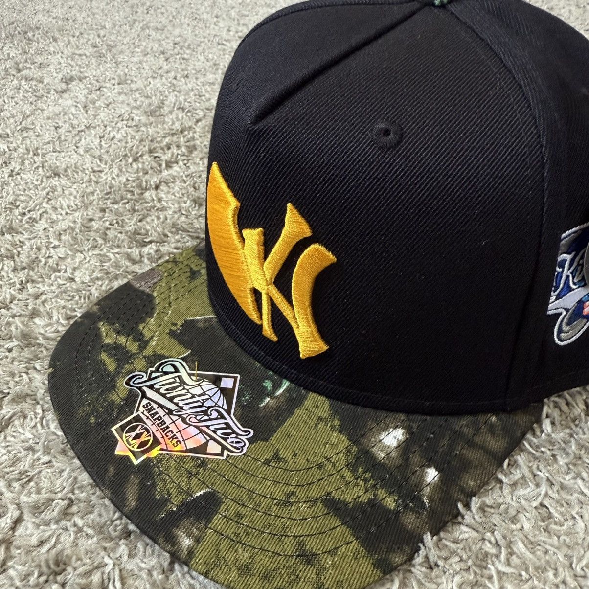 Wu-Tang Clan Wu-Tang Hat Twnty Two Black Camouflage Yankees Real Tree NYC Size ONE SIZE - 11 Thumbnail