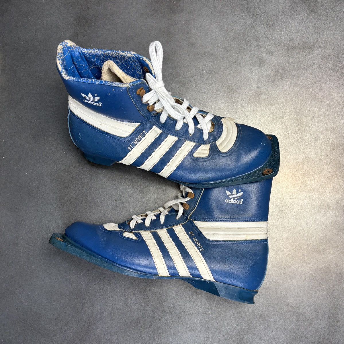Adidas × Vintage 1970s Adidas St. Mortiz Vintage Adidas Ski Boots Olympics 10 Size US 10.5 / EU 43-44 - 23 Thumbnail