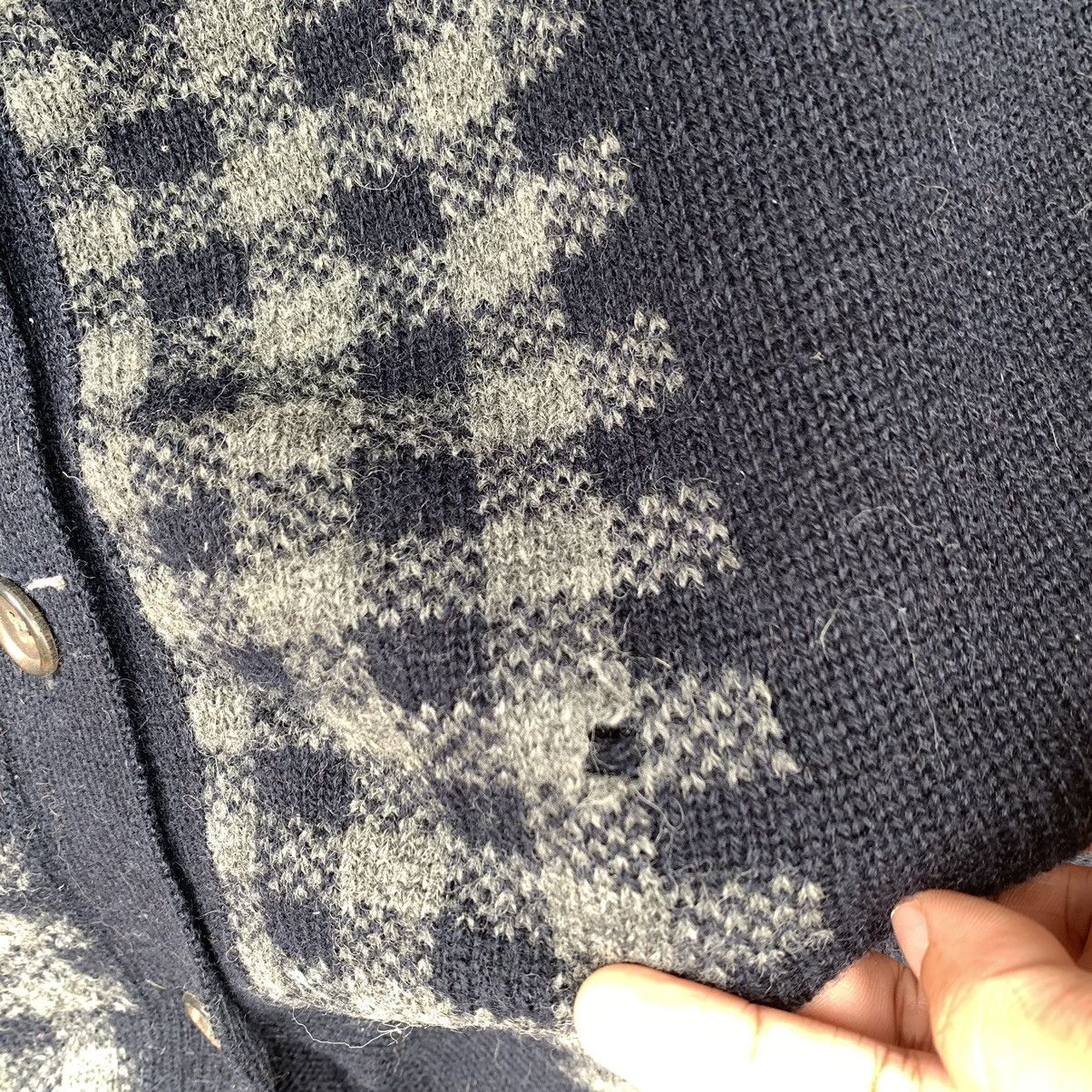 Comme des Garcons Rare! Vintage Distressed 90s Comme Des Garcons Wool Cardigan Size US L / EU 52-54 / 3 - 10 Thumbnail