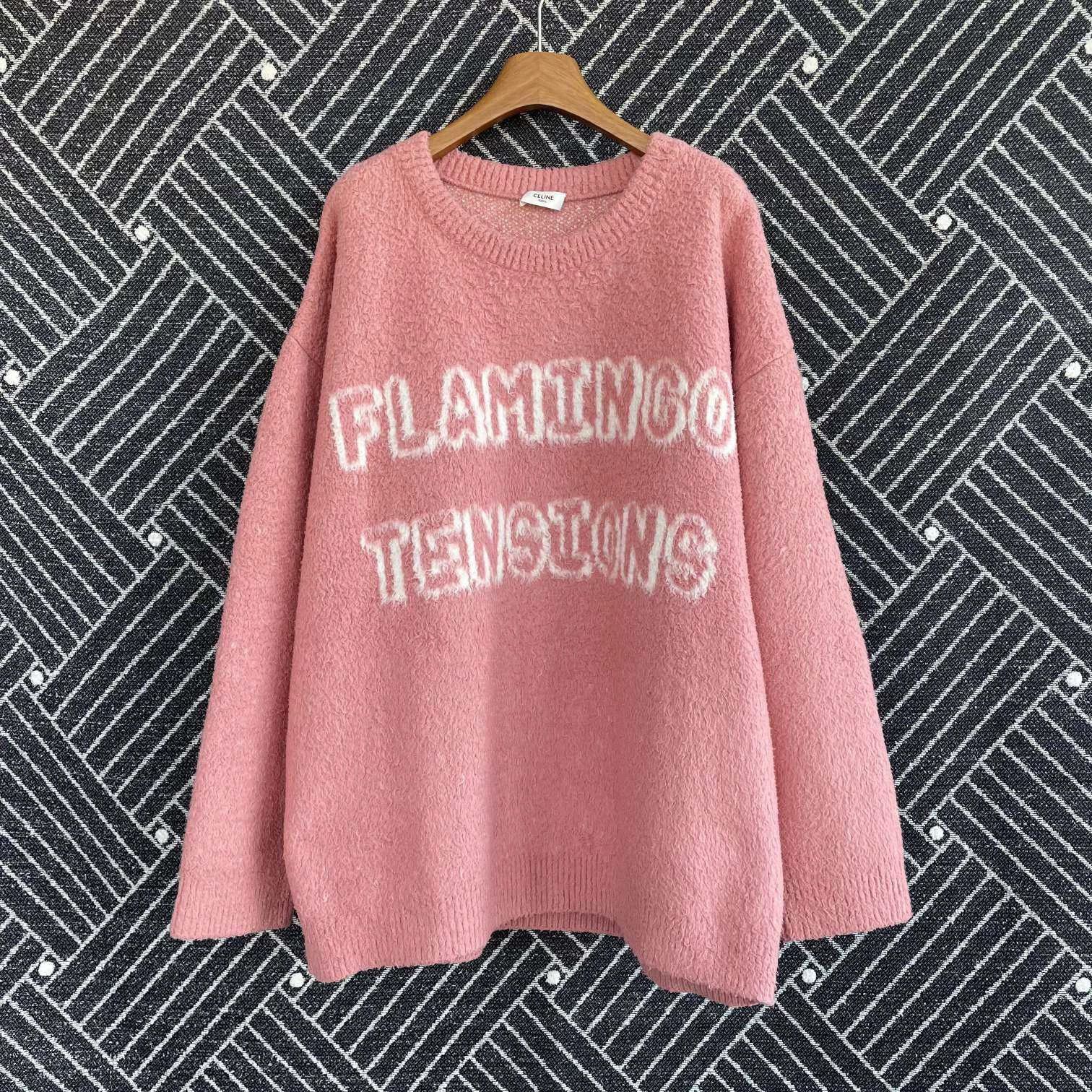 Celine Celine Pink Collab Pullover Sweater XXL 98 New Size XXL / US 16-18 / IT 52-54 - 1 Thumbnail