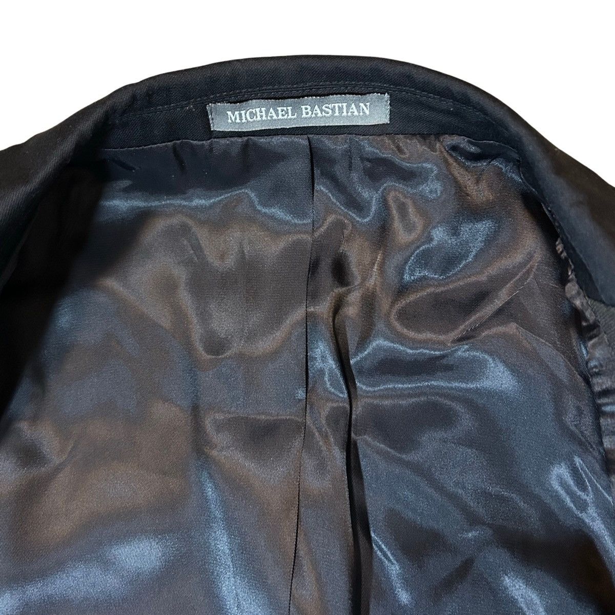 Michael Bastian Michael Bastian Black Wool Tuxedo Peak Lapel Dinner Jacket Size 38R - 3 Thumbnail