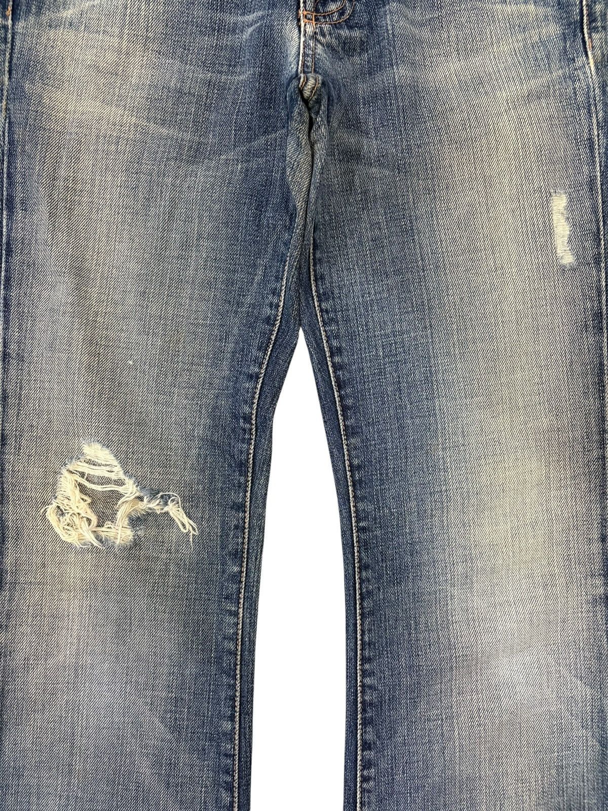 7 For All Mankind Vintage 7 For All Mankind Distressed Flared Jeans Size US 28 / EU 44 - 5 Thumbnail